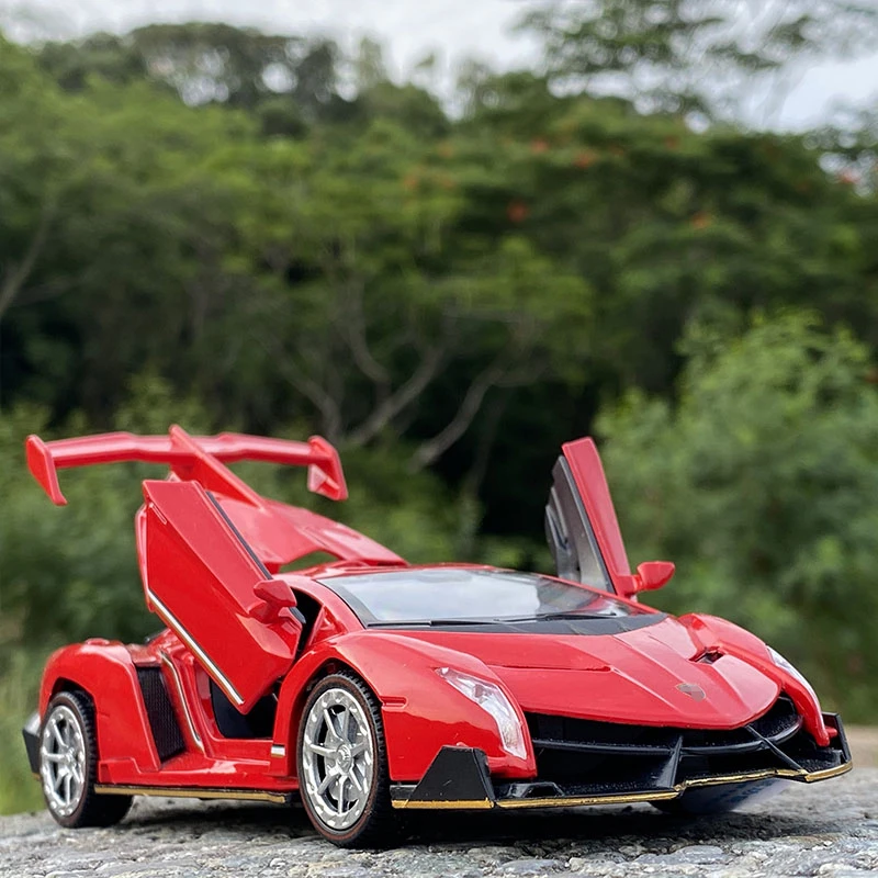 1:32 Lamborghini Veneno Automobilių Sporto Lydinio Automobilio modelį Diecasts & Žaislas, Transporto priemonės, Metalo, Automobilio Modelis, Modeliavimas Kolekcija Vaikams, Žaislų, Dovanų