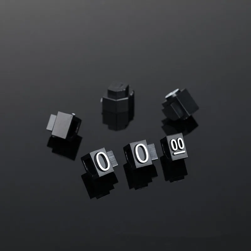 10 Juostelėmis Reguliuojamas Nuimamas Mini Cube Dolerio Kainą Ekranas Skaičius Laišką kainos Etiketėje Stovėti Blokuoti Rinkinys Parduotuvė Skaitiklis