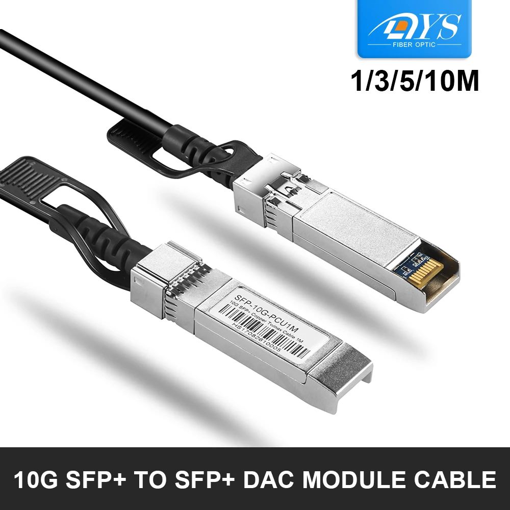 10Gb SFP+ DAC Twinax Cable SFP Modulis Pasyvus Tiesiogiai Pridėti Vario Twinax SFP Kabelis Suderinamas su 