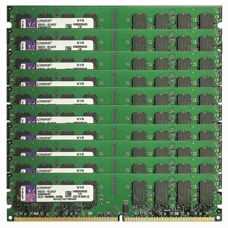 (10pcs2gb) ddr2 800mhz pc2-6400 DIMM darbalaukio RAM 200-pins 1.8 v non-ECC, didmeninės / tūrio 2R X 8 platus valdybos non-ECC