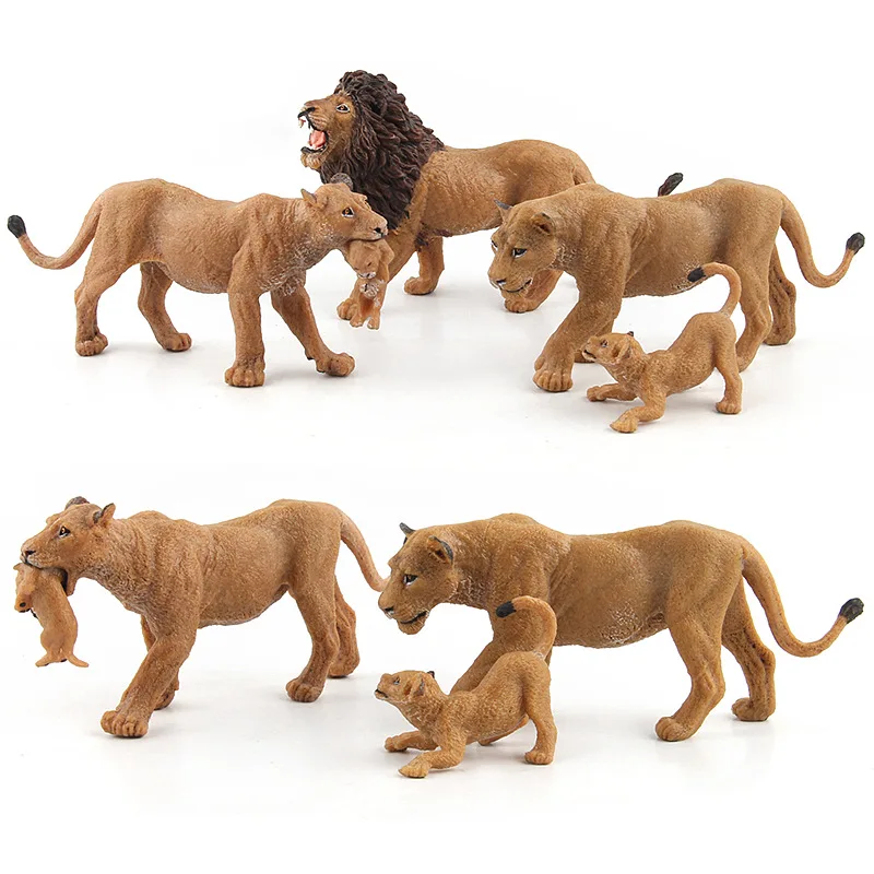 13CM NAUJI Imituojant Gyvūnų liūtas Veiksmų Skaičius, Žaislų, Dovanų Modelis Vaikams Žaislas Duomenys