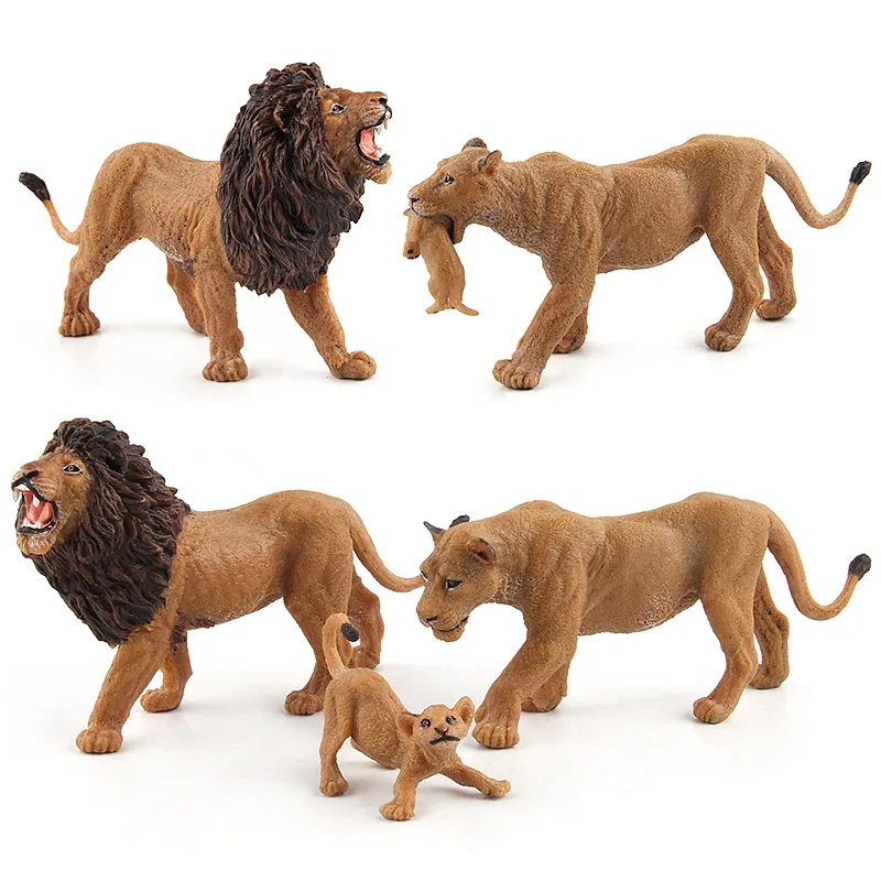 13CM NAUJI Imituojant Gyvūnų liūtas Veiksmų Skaičius, Žaislų, Dovanų Modelis Vaikams Žaislas Duomenys