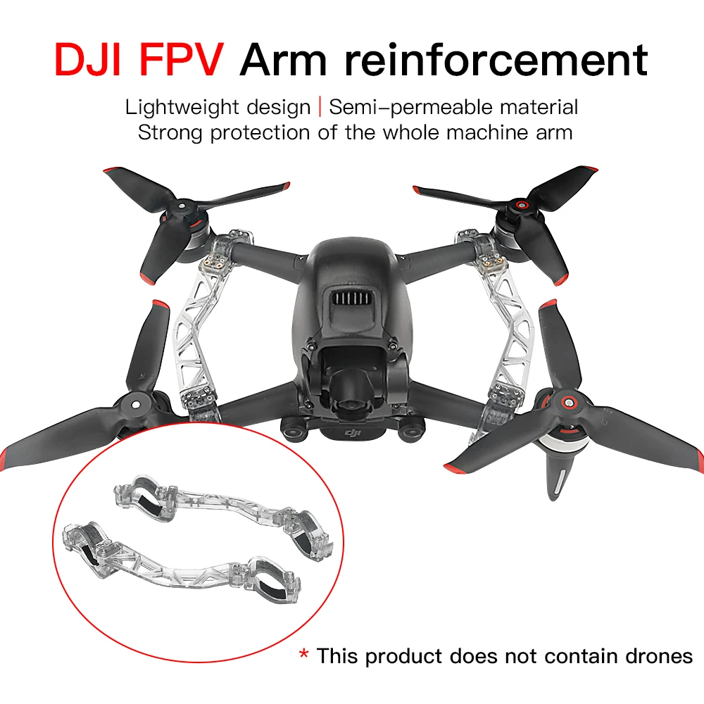 16 g Arm Bracers Komponentas Priedai Nustatyti DJI FPV Drone Rankos Stiprinti Apsauginę plėvelę Rankos Bracers Atsuktuvas
