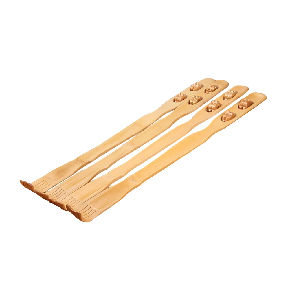 1PCS 45cm Ilgio Mediniai Kūno Stick Roller Bambuko Massager Atgal Vyriais Atgal Vyriais Geriausia Pardavimo