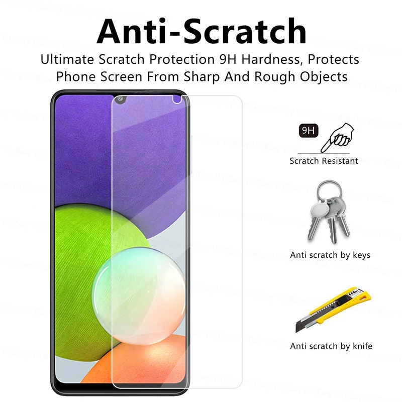 2.5 D Screen Protector For Samsung Galaxy A22 4G Stiklo Samsung 