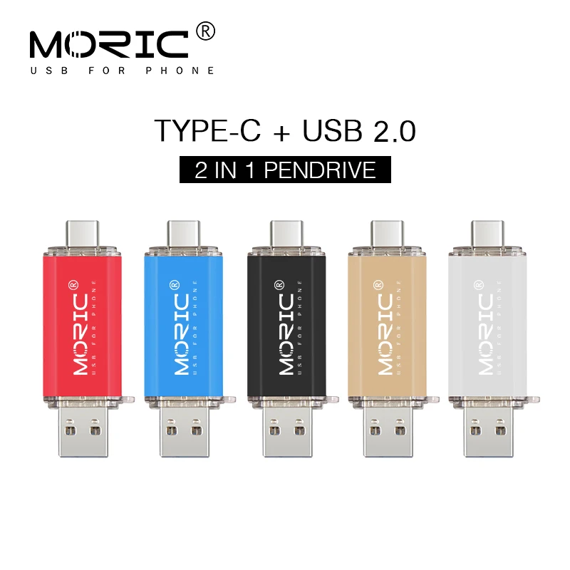 2 in 1 USB 2.0 Tipas-c Pen Ratai pasukti USB Flash Drive 8GB 16gb 32gb 64gb 128 GB 