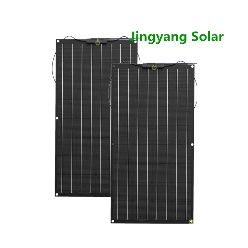 200W 300W 400W etfe lanksčias saulės skydelis 2VNT 3PCS 4PCS apie 100W skydelis saulės Monokristalinius saulės elementų saulės įkroviklis 12V