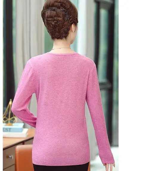 2020 m. pavasarį ir rudenį Vasarą su Naujo stiliaus mados moterų ilgomis rankovėmis apvalios apykaklės motina, T-shirt