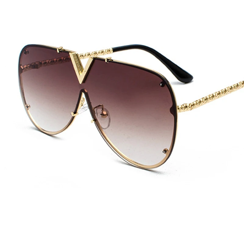 2020 mados negabaritinių akiniai nuo saulės moterims Retro vintage pilotas taškus veidrodis akiniai nuo saulės prabangus metalinis rėmas lady akiniai