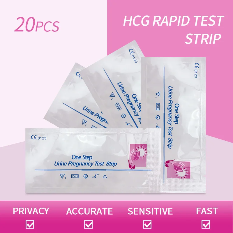 20PCS LH Testas Ovuliacijos Testo Juostelės Vaisingumo Moters Ovuliacijos Testo Rinkinys Nėštumo LH Greitas Testas