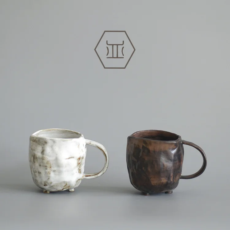 220ml rankų darbo keramikos puodelis Japonų kūrybos pieno puodelis vandens, puodelis retro keramikinis puodelis su kava, taurė