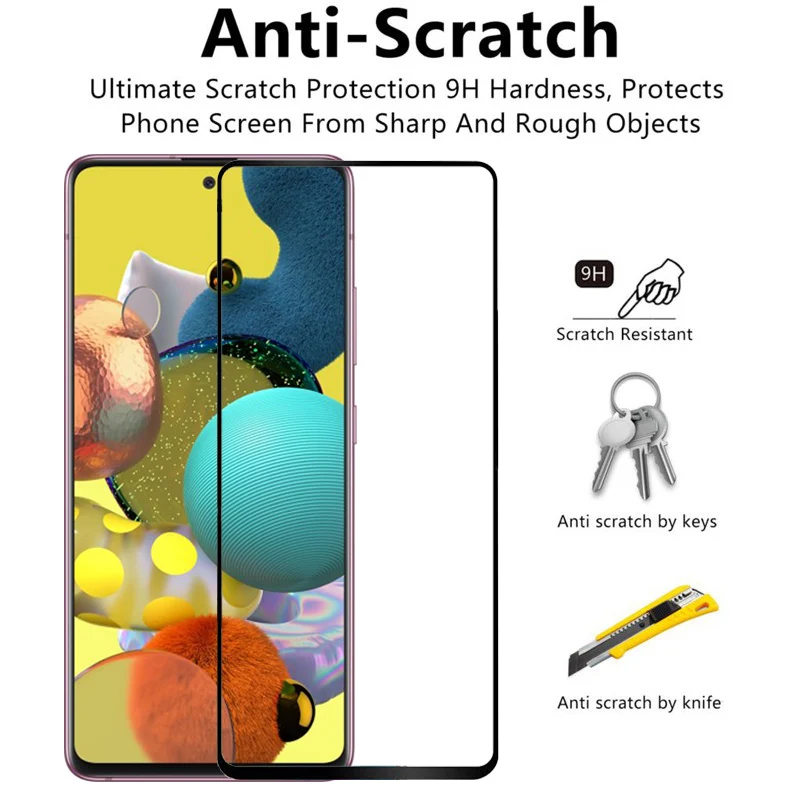 2Pack Samsun S21 Plius S20 FE Telefono ScreenProtector Samsung Galaxy A32 A52 A72 4G 5G Screen Protector Filmas Samsan gelaksi