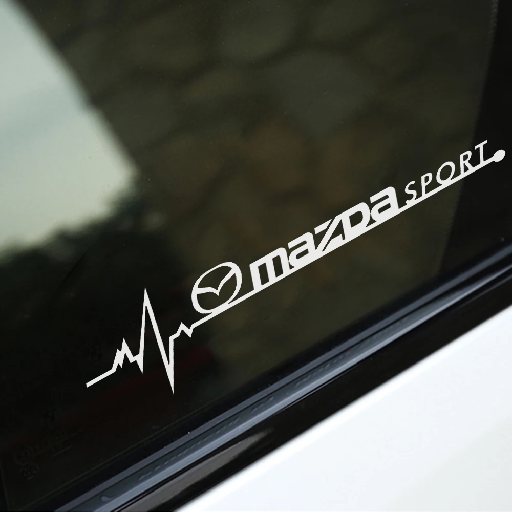 2vnt Automobilių Optikos Sporto Emblema Windows Kūno Šonų apdaila, Lipdukas, Decal Mazda 6 3 CX7 CX9 RX7 MX5 CX5 Atenza Protege Axela