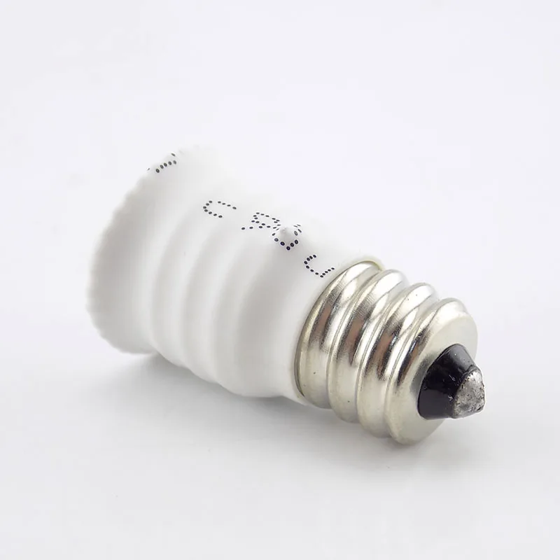 2vnt E12 į E14 LED Lempos Lemputė Bazės Šviesos Turėtojo Konverteris Lizdo Adapteris Konversijos Ugniai atsparios Medžiagos
