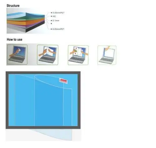 2X Anti-Glare Screen Protector Guard Padengti Dell Inspiron 14 5000 serijos 14 colių Jutiklinis Ekranas