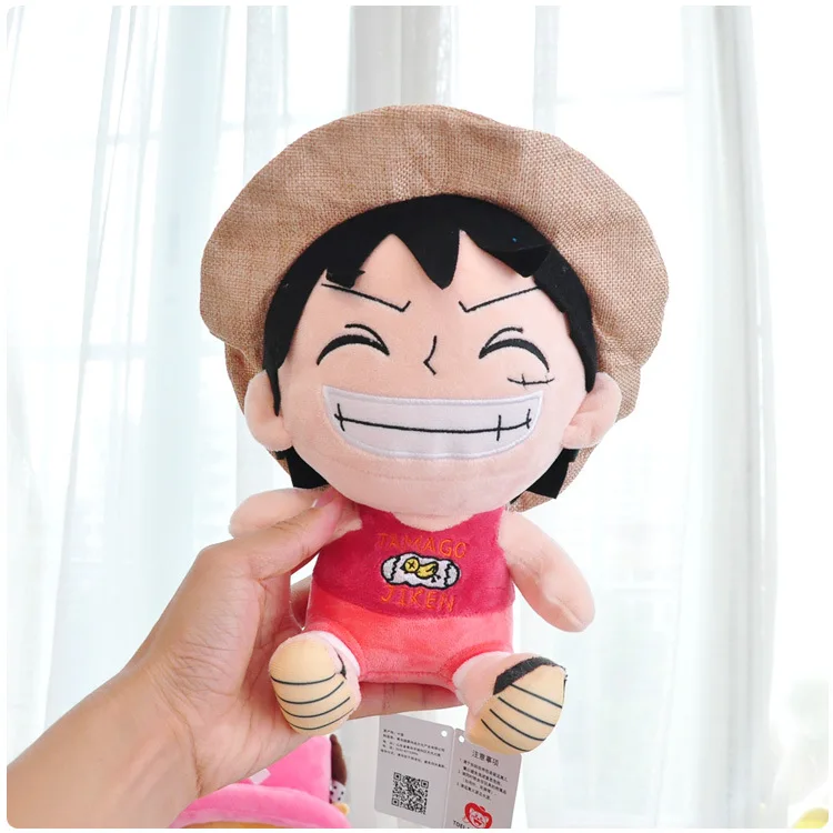 30cm Japonų Anime Monkey D. Luffy Tony Tony Tony Chopper naujos lėlės lėlės gimtadienio dovana pagalvės