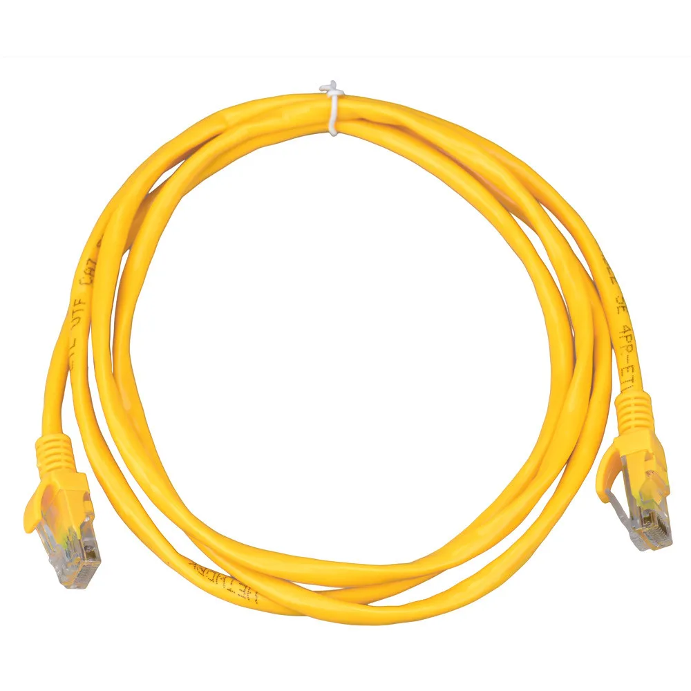 3M Geltonas Išorės Lauko Ethernet Kabelis Cat5e RJ45 Mažo pasipriešinimo Greičiau perduoti Duomenis, Nei Įprasto Tinklo Kabelis