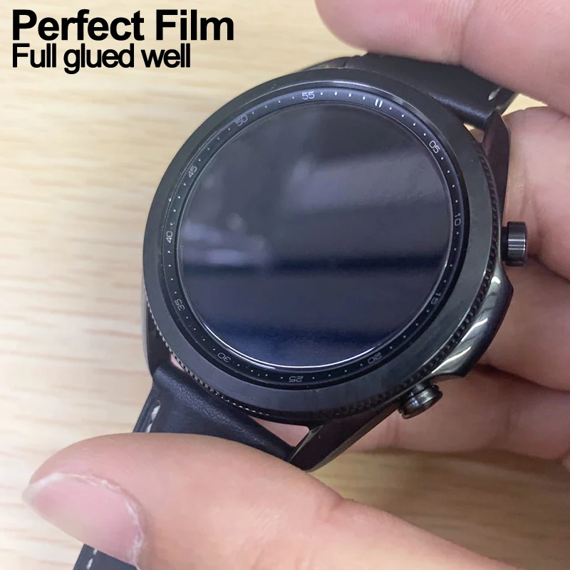 3PCS Grūdinto Stiklo plėvelė Samsung Galaxy Žiūrėti 3 41mm 45mm 42mm 46mm Screen Protector For Samsung Žiūrėti Pavarų S2 S3 Sportas