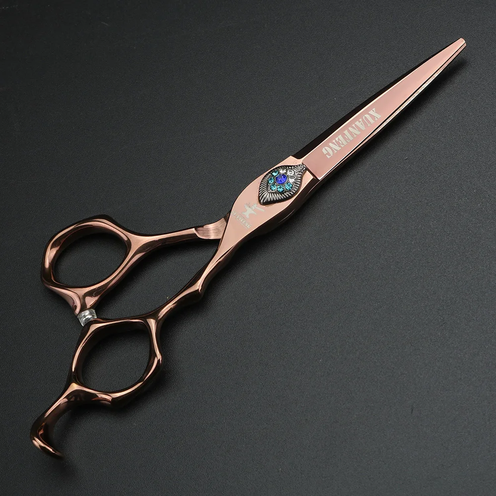 6 Colių Rose Gold Profesionalūs plaukų kirpimo Žirklės Kirpykla, Plaukų Žirklės Pjovimo Šlyties Retinimo Rinkinys Kirpimas Vyrams, Moterims