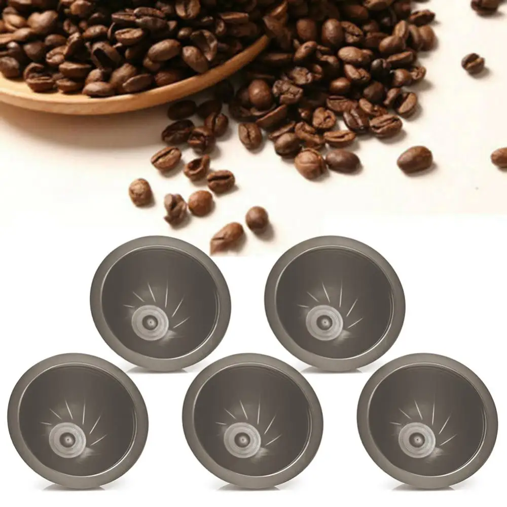80% Karšto Pardavimo 5vnt/Set Vienkartiniai Daugkartiniai Kavos Filtras Puodelį Nespresso Kapsulių Vertuo