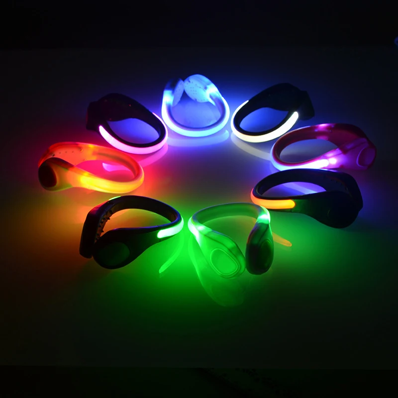 ABS Batų Clip Šviesos Naktį Įspėjimas LED Dviračio Žibintas Važiavimo Dviračiu Lauko Įranga, Šviesos Vaikai, Žaislų, Dviračių Priedai Dropship