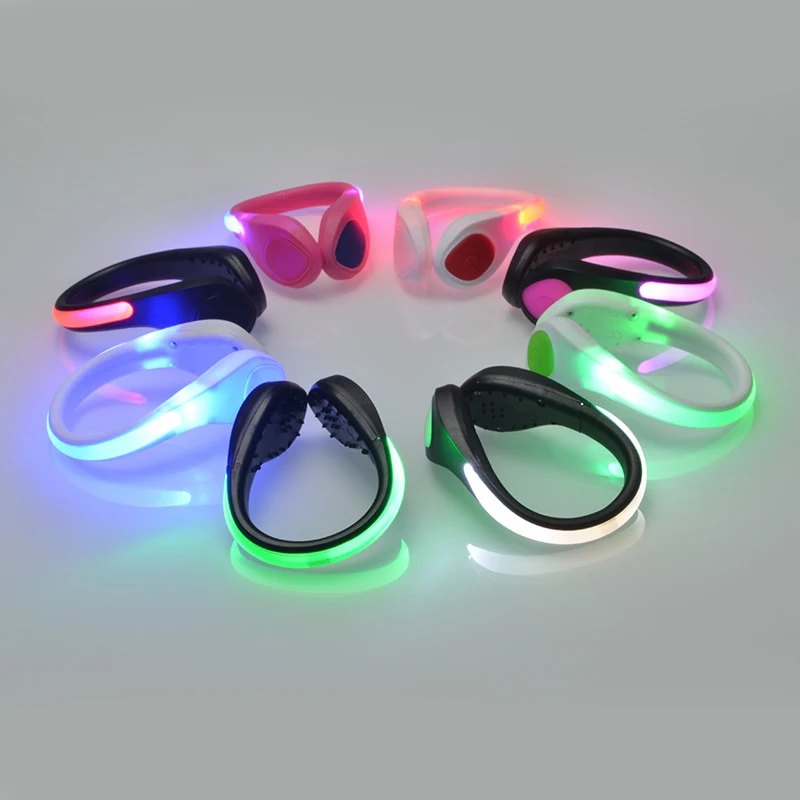 ABS Batų Clip Šviesos Naktį Įspėjimas LED Dviračio Žibintas Važiavimo Dviračiu Lauko Įranga, Šviesos Vaikai, Žaislų, Dviračių Priedai Dropship
