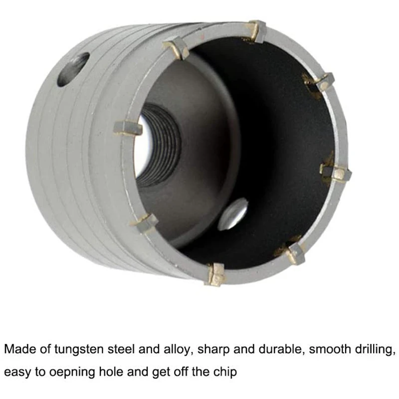 ABSF Betono Skylę Pamačiau Rinkiniai SDS Plus Kotu Sienoje Skylę Cutter Cemento Grąžtas Rinkiniai(30, 40, 60mm), su 220mm, Jungiantis Lazdele