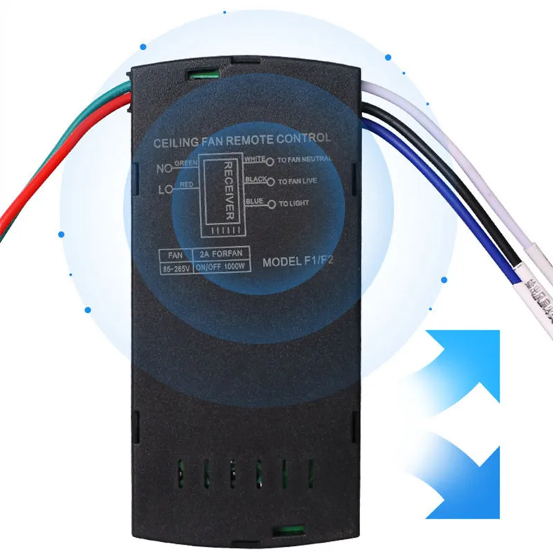 AC 100-240V WiFi+RF APP Protingas Universalus Ventiliatorius Lempa Nuotolinio valdymo pultelis Rinkinyje Nuotolinio Reguliuoti Greičio Šviesos Nuotolinio Valdymo Jungiklis
