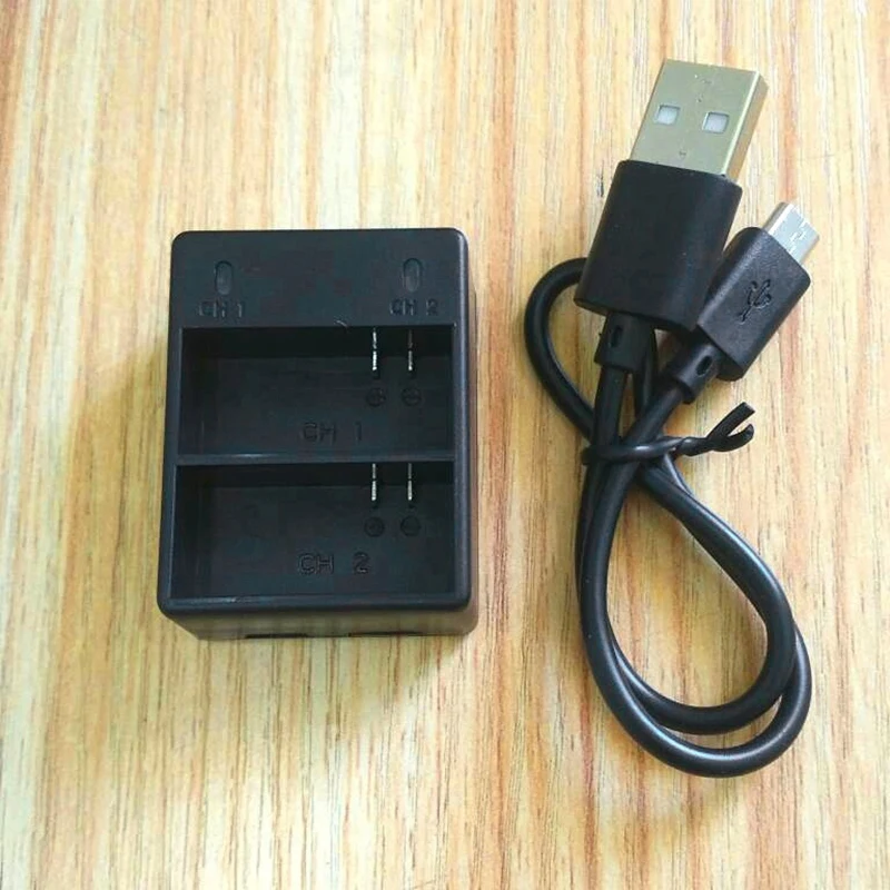 AHDBT-301 Baterijos Įkroviklis USB Dual Kroviklis Atveju Hero 3 AHDBT302 Veiksmų Fotoaparato Priedai