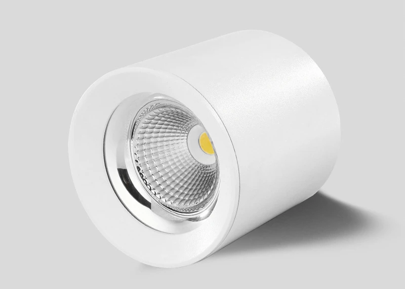 Aikštėje Turas pritemdomi COB LED downlight 9W 7W 12W 15W 20W 25W lubų dėmesio AC85 ~ 265V LED paviršiaus šviesos patalpų apšvietimas