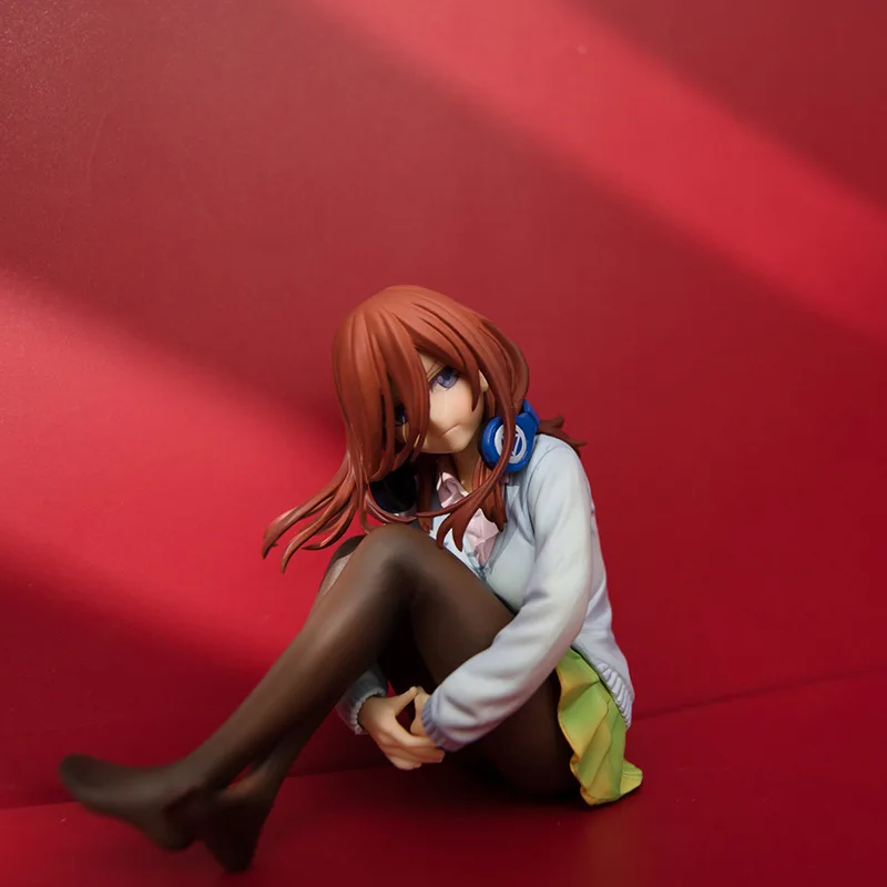 Anime Esmingiausia Quintuplets Modelį PVC Veiksmų Skaičius, Nakano Miku Cute Girl Modelis Dekoracijos, Dovanos Vaikams
