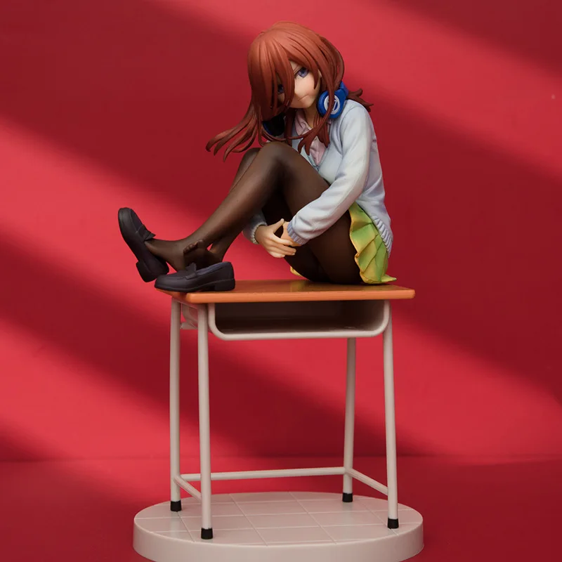 Anime Esmingiausia Quintuplets Modelį PVC Veiksmų Skaičius, Nakano Miku Cute Girl Modelis Dekoracijos, Dovanos Vaikams