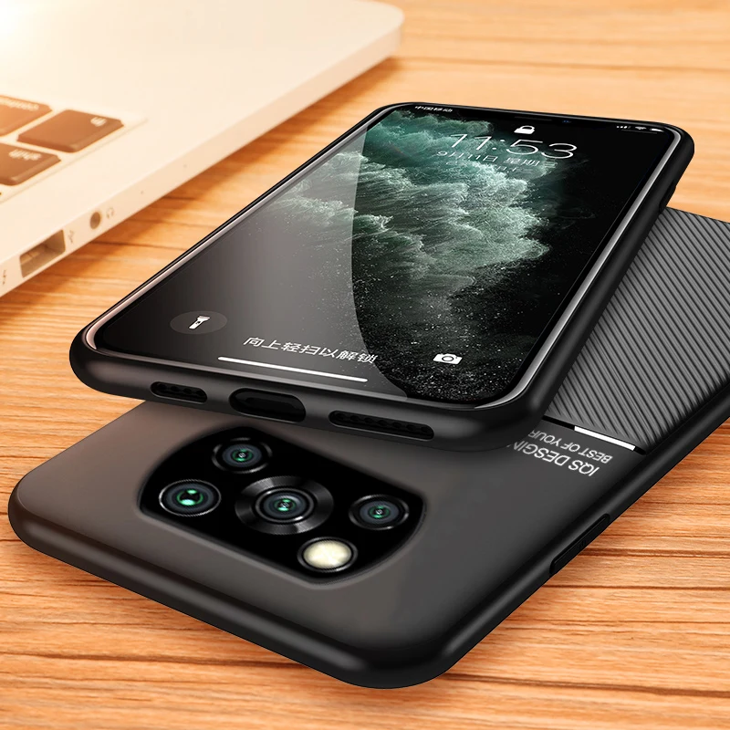Anti-Mažėja Magnetinis Dangtelis Atveju Xiaomi POCO Pro X3 X3 NFC X 3 F3 5G M3 POCOX3 Pocophone F 3 Šoko Įrodymas Padengti Rubisafe