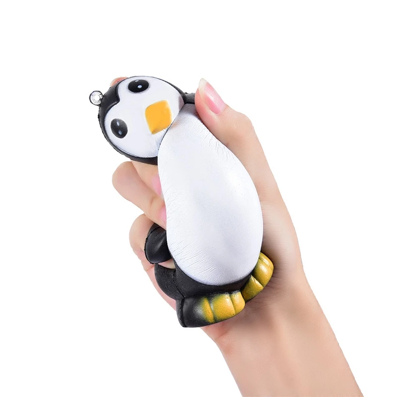 Anti stresas Pingvinas Plonas Lėtai Augančių Gyvūnų, Modelis PU Įtempių Žaislas