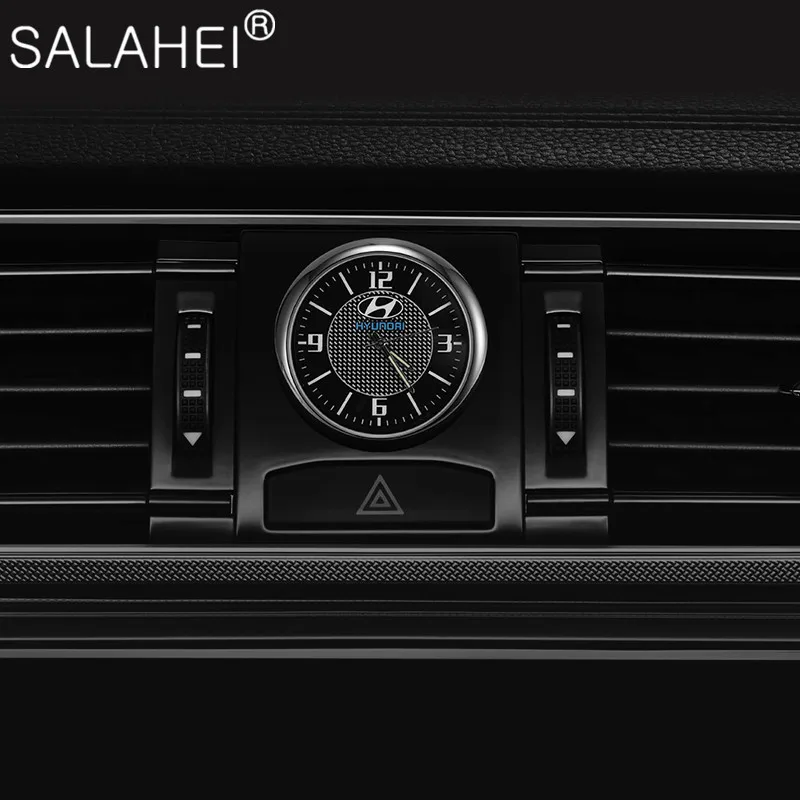 Automobilio prietaisų Skydelyje Mini Laikrodis Automobilių Interjero Hyundai I10 I20 I30 I40 Ix35 TUCSON Elantra 