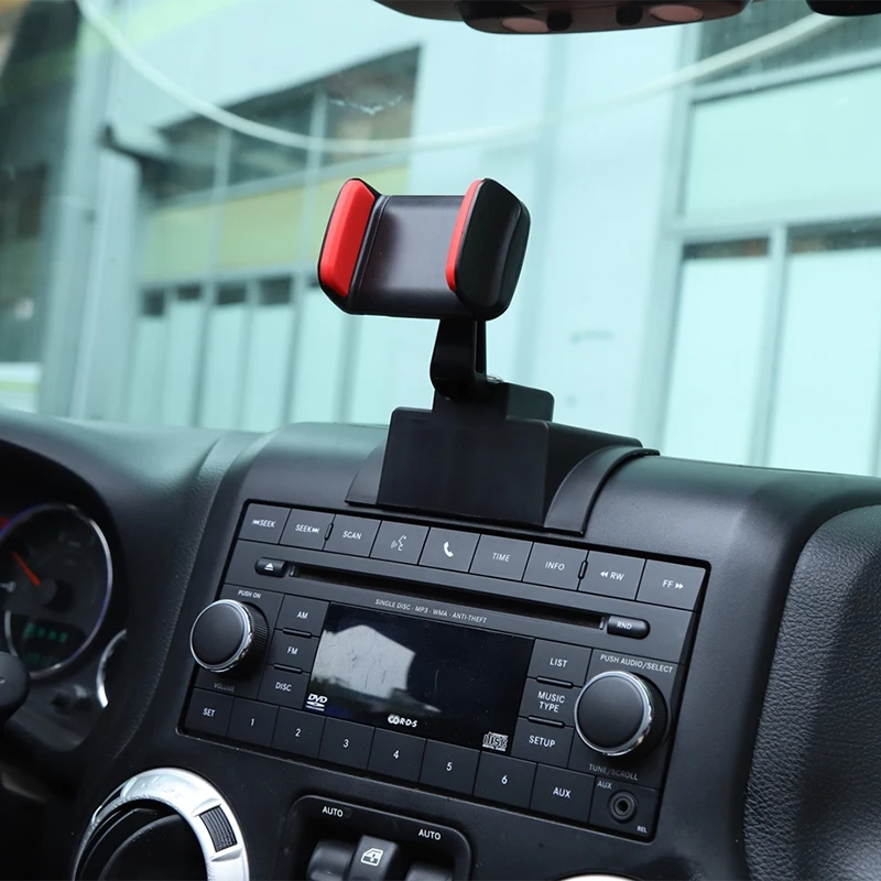 Automobilių prietaisų Skydelio Automobilio priekinio Stiklo mobiliojo Telefono Turėtojas Montavimo Rinkinys, skirtas 2012-2017 Jeep Wrangler JK JKU Automobilių Reikmenys