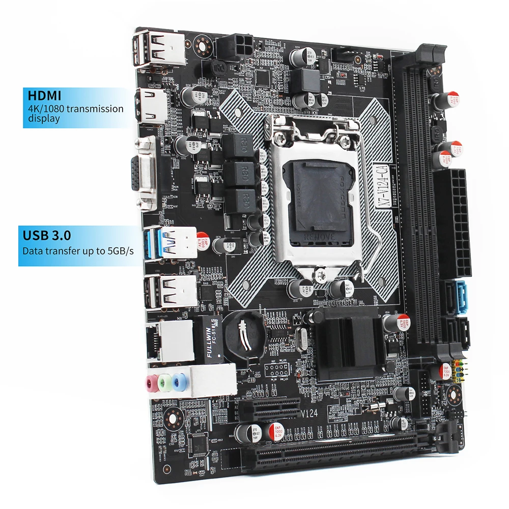 B75 plokštė LGA 1155 rinkinys rinkinį su aušinimo core I5-3570 CPU parama 16GB(2*8) DDR3 ram atminties X7-V124