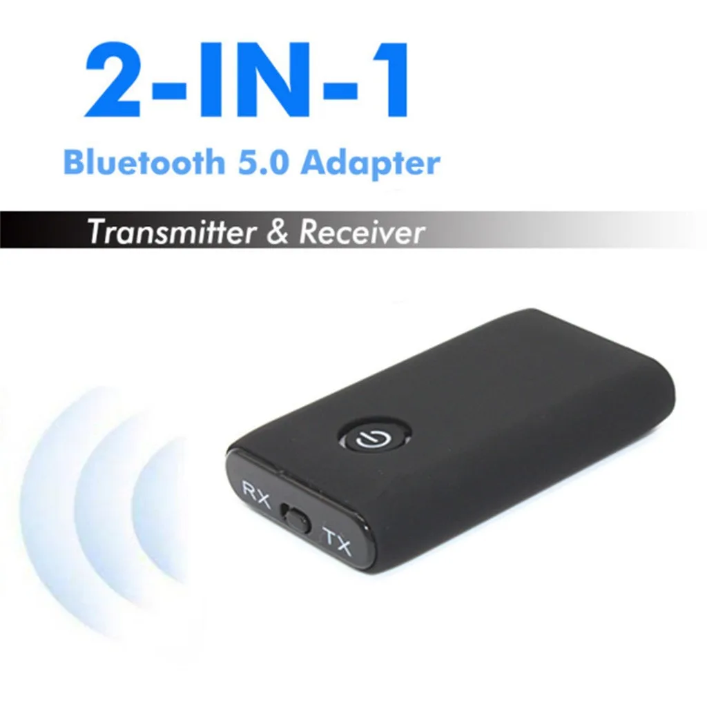 Bluetooth 5.0 Siųstuvas ir Imtuvas 2-in-1 Bevielis Audio 3.5 mm Aux Adapteris 