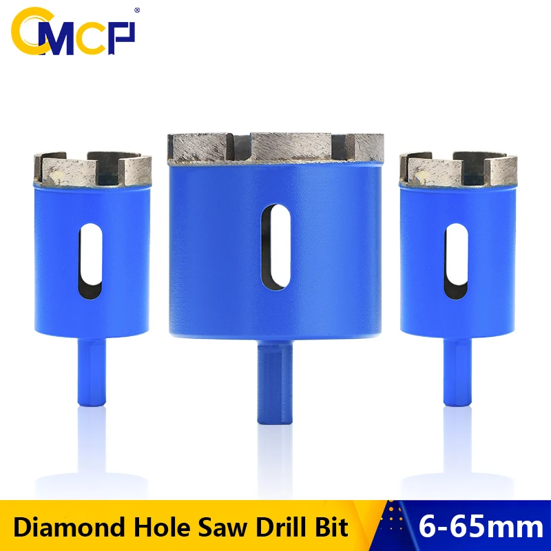 CMCP Diamond Padengtas Grąžtas 6-65mm Diamond Core Bitų Marmuro, Granito Plytų, Plytelių, Keramikos, Betono Gręžimo Skylę Pamačiau, Grąžtas