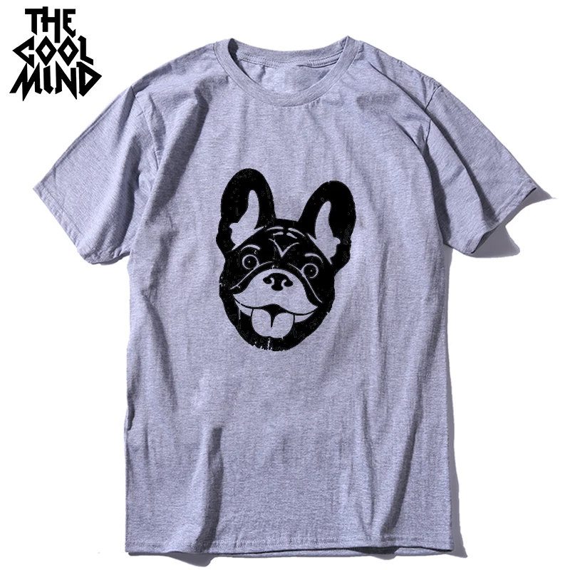 COOLMIND 180gsm Storis medvilnės šuo spausdinti vyrų marškinėliai atsitiktinis o-kaklo trumpomis rankovėmis vyrams marškinėlius atvėsti vasaros marškinėliai vyrams