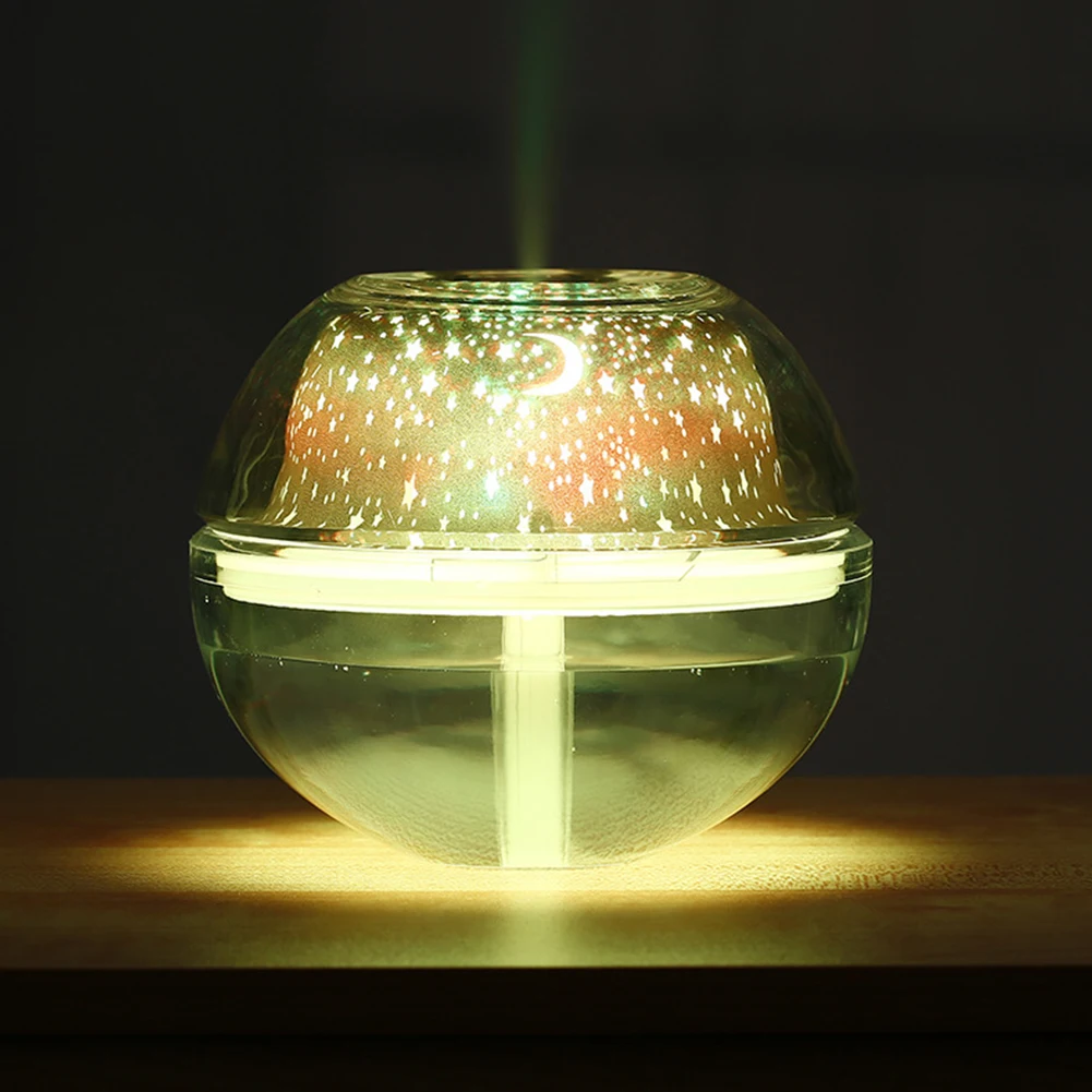 Coquimbo Kūrybos Spalvinga Projekcija Drėkintuvas LED Nakties Šviesos Žvaigždėto Dangaus Projekcija Lempa USB Power Miegamojo Puošmena Lempos