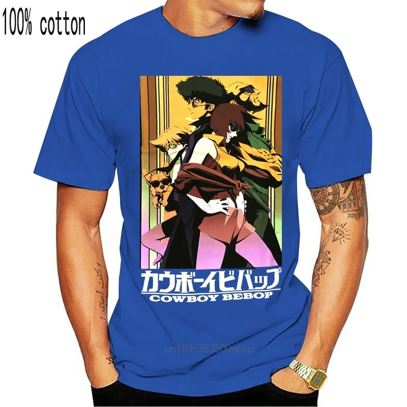 Cowboy Bebop Grupės Anime Suaugusiųjų Marškinėliai Tee Marškinėliai