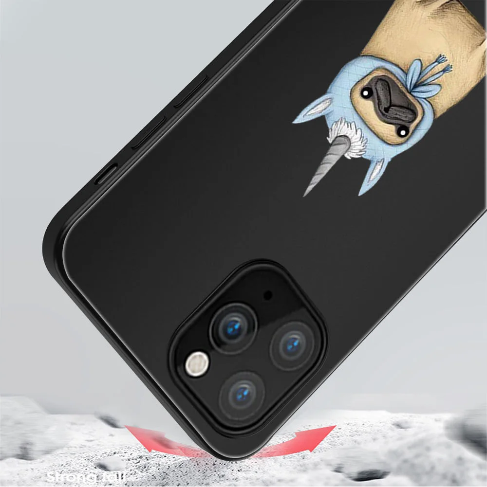 Cute Kačių, Kiaulių Vienaragis Telefono dėklas skirtas iPhone 11 12 Pro Max Mini Cover for iPhone 7 8 6 6S Plus X XR XS MAX SE 2020 Minkštos TPU Fundas