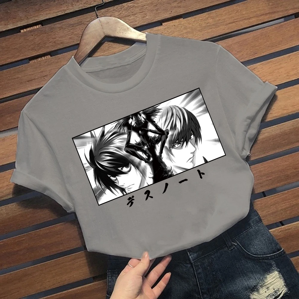 Death Note Kira L L Lawl Akis T-shirt Vyrai Mielas Anime T Shirt Cool Todoroki Grafinis Marškinėlius Hip-Hop Top Tees Vyras