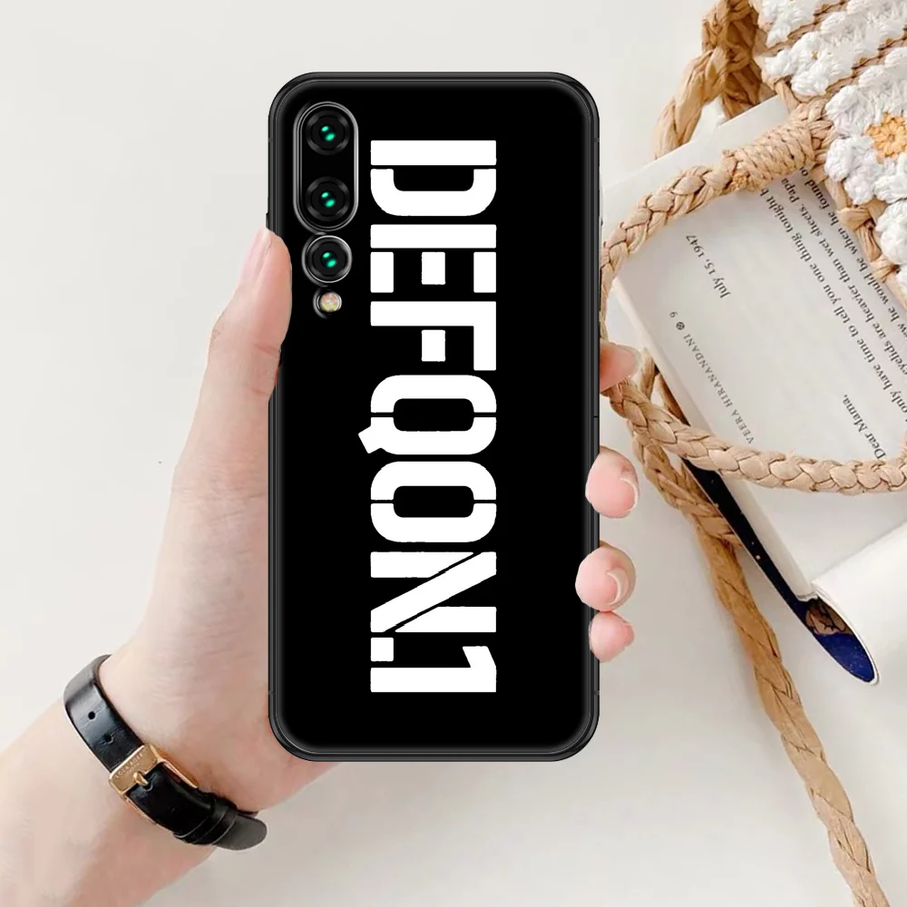 Defqon 1 Festivalyje Telefoną atveju Huawei P Mate P10 P20 30 P40 10 20 Smart Z Pro Lite 2019 juoda meno coque 3D prime tapyba
