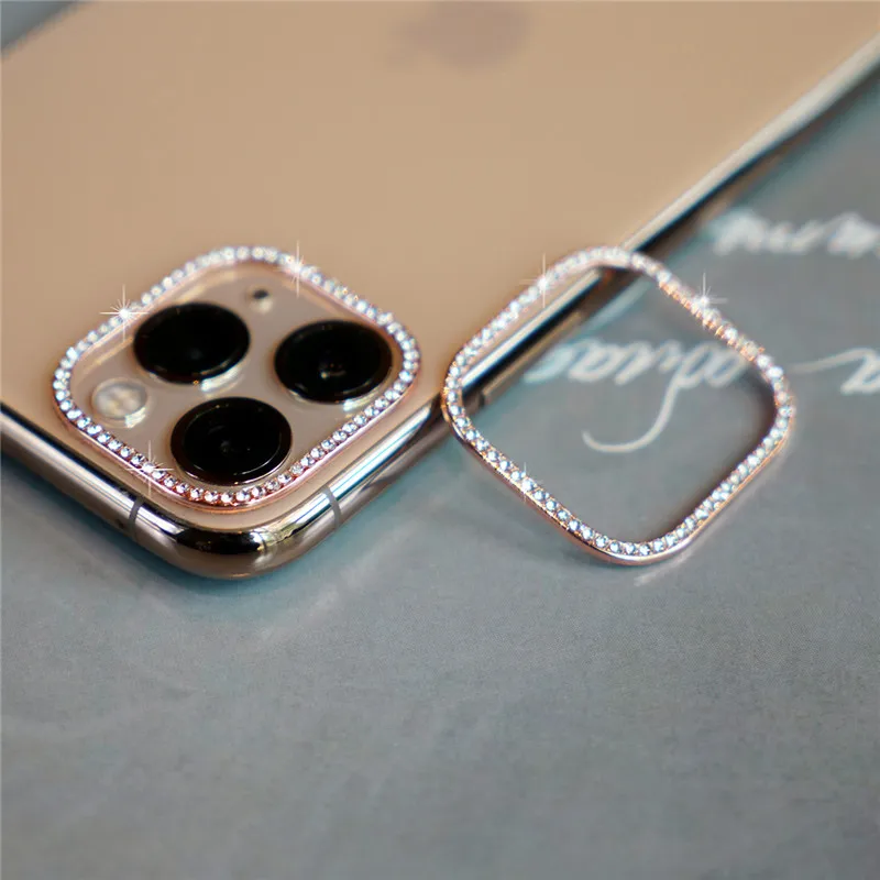 Diamond Fotoaparato Objektyvas Gynėjas Atveju iPhone 12 11 Pro Max Screen Protector Dėl 