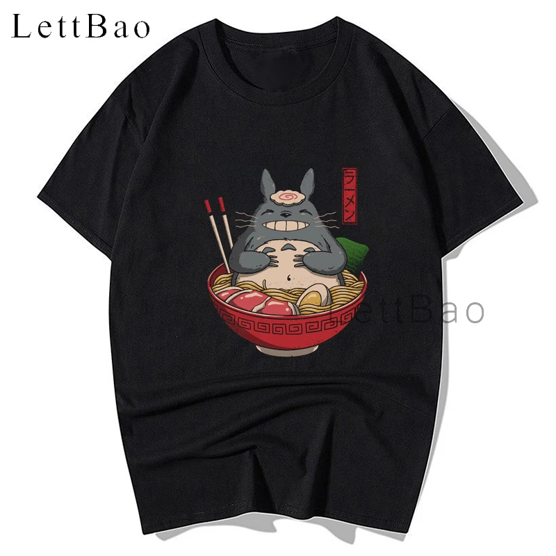 DIDŽIOSIOS BANGOS DVASIŲ Totoro Estetinės Juokingas Animacinių filmų Marškinėliai Vyrams Unisex Atvėsti Vasaros Japonų Anime Ulzzang Marškinėlius 2021 Viršūnės