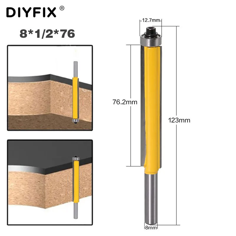 DIYFIX Rusija 8-rankena pratęsimo su guolių kirpimas, peilis medienos frezavimo frezavimo, pjovimo mašina, galvos linija Rankiniai įrankiai
