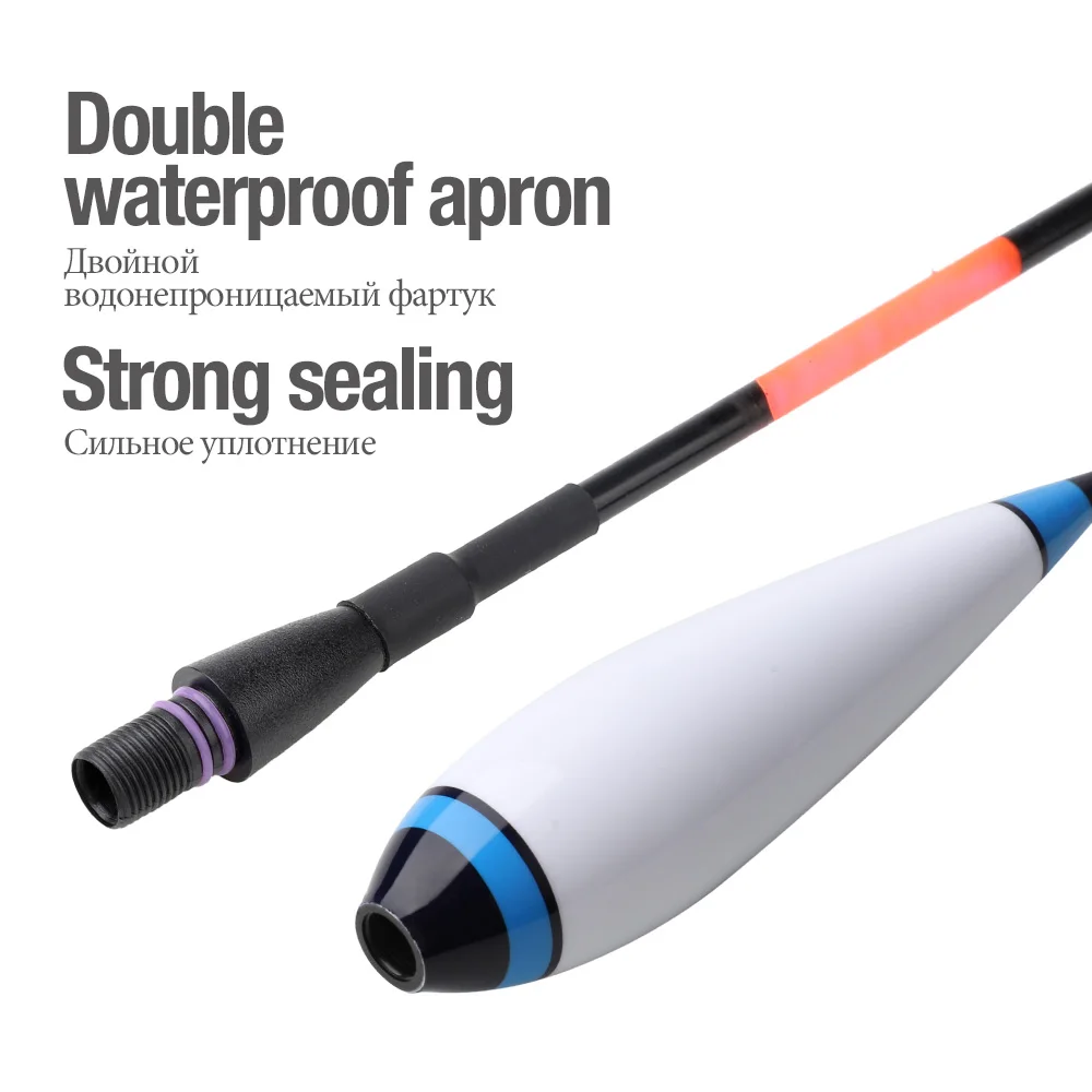 DONQL Nano LED Šviesos Žvejybos Plūduro Bold Uodega Plūduro Dieną Ir Naktį Akį Su Baterija x2 Aukštos Kokybės Žvejybos Reikmenys