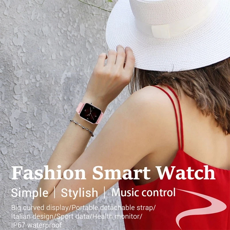 GEJIAN Ponios Smart Watch Moterų IP68 Vandeniui Sporto smartwatch Mergina dovanų Širdies ritmo Fitness Tracker smart watch Vyrų Xiaomi